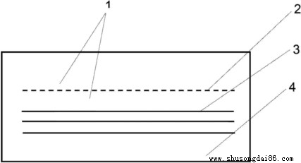 新型耐熱輸送帶結構示意圖