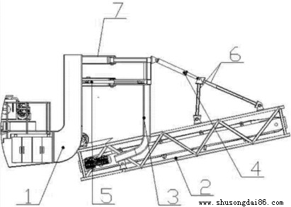 皮帶輸送機改向機構布置圖